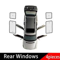 Skoda Yeti 2012 5L 2009~2017 Automobilio priekinio stiklo apdailos nuo saulės skydeliai Šoninių langų deflektoriai Pilni uždangalai Automobilio apsaugos nuo UV spindulių uždangalai Priedai Rear Windows