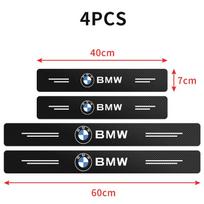 Automobilio durų plokštelės Anglies pluošto slenksčio apsaugos lipdukai BMW X1 X2 X3 X5 X4 X6 X7 G30 G20 G32 G11 G12 F40 F30 F20 F1 4PCS