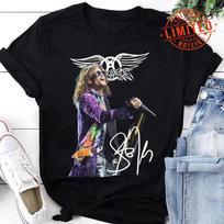 Steven Tyler Dovana Gerbėjams Juodi Marškinėliai Medvilniniai Visų Dydžių S-5XL Unisex Marškinėliai S gray