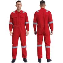 Vyriški unisex medvilniniai darbo kombinezonai Vientisas kombinezonas, atsparus dulkėms, dirbtuvių uniformos Dungarees kelių kišenių kombinezonai, darbo drabužiai XL mėlyna