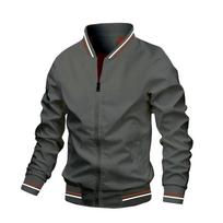 Trendy Men's Spring/Autumn European & American Casual Bomber Jacket 5X-Large juoda