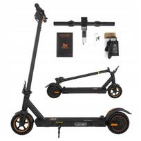 KuKirin S1 Max Foldable Electric Scooter - 350W Motor - 36V 10.4Ah Battery - 8 Inch Tires - Range 39km juoda