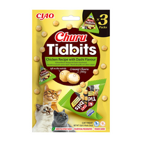 Churu Tidbits skanėstai su vištiena ir Dashi sultiniu katėms, 3 vnt.