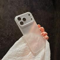Itin plonas plonas dėklas iPhone 17 Pro Max 17 Pro Air Cover Minkštas matinis matinio paviršiaus TPU smūgiams atsparus pilno apskritimo kameros apsauginis korpusas iPhone17 juoda