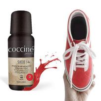 Skysta pasta zomšai ir nubukui renovuoti raudona Coccine Suede 75 ml