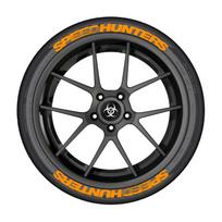 Speedhunters 3D Stereo Guminiai Automobilio Padangų Lipdukai