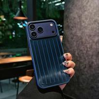 Rimowa aukščiausios klasės 3D kelioninis lagaminas telefono dėklas, skirtas IPhone17Pro Max/17Pro/16Pro Max/16 Pro 15 14, apsauginis dangtelis su dovanų dėžutės pakuote iPhone17 Pro Max juoda