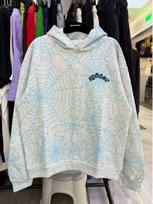 European Tree Pattern Hoodie & Rhinestone Logo Sweatpants Set M raudonas raštas spalva