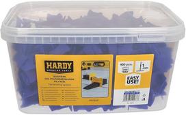 Plytelių išlyginimo segtukai HARDY 1,0 mm, 400 vnt.