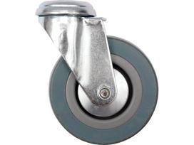 Ratukas VOREL Pasukamas D-75mm, 40kg, Guminis, Pilkas