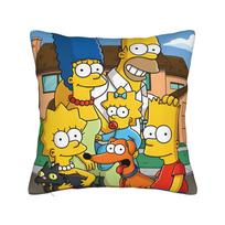 Dekoratyvinė pagalvės užvalkalas The S-Simpsons Stuff Car Megztinio pagalvės užvalkalas Su užtrauktuku Įvairių dydžių 12x12Inch