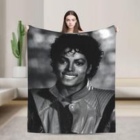 MJ Pop Karalius Michaelis J-jacksonas Antklodė Kokybiška Šilta Minkšta Mėtoma Antklodė Rudens Kelionės Sofa Kėdė Juokinga Lovatiesė 30x40in