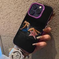 Tate Mcrae So Close To What For iPhone 17,16,15,14,13,12,11,Mini,Pro,E,SE4,XS,MAX Purple Candy Matte Cover iPhoneX