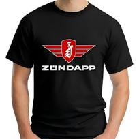 RFZCGTRHSEF Zundapp Motorcycles T-Shirt Mens Tee Black S įvairiaspalvis