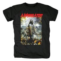 Annihilator Metal Rock Grupė Medvilninė Vyrams Moterims CS303 Unisex Marškinėliai XXXL gray
