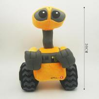 Animacinis 30cm WALL-E ryškus robotas Pliušinis žaislas Wall E Minion Robot modelis minkštas Kimštas pliušinis lėlės žaislas namų dekoras kūdikio vaikų dovana geltona
