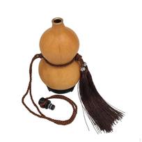 Didelės talpos moliūgo formos butelis su dangteliu, flakonas stalo dekoravimui 35-40cm 2.5L brown