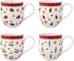 Villeroy & Boch kalėdinių puodelių rinkinys Toys Delight, 4 vnt.