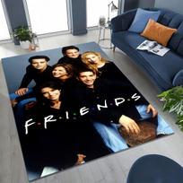 Klasikinis „Friends“ Central Perk ženklas TV kilimas miegamajam, svetainei, sofai, namų įėjimo kilimėlis, didelis neslystantis kilimėlis vaikų žaidimams 40x60cm( 15x23in ) gray