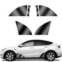 Juoda TPU automobilio kėbulo apsauginė plėvelė, nematoma Tesla Model 3/Y 2017-2023 priekinių galinių durelių prailgintų permatomų automobilio drabužių komplektui With Tools