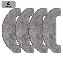 For MONSGA MS1 MAX Robot Vacuum Mop Cloths Easy Install Replacement Parts 4 PACK