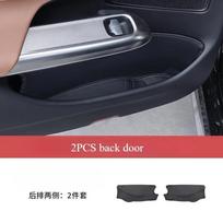 W214 automobilio durų šoninė odinė daiktadėžė Priekinės automobilio durų angos laikymo organizatorius Mercedes-Benz E-Class W214 E300L E260 4PCS BROWN gray