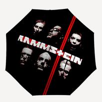 1pc Rammstein Music Automatic Open/Close Folding Umbrella, Windproof 8 Rib Construction, Lightweight Travel Umbrella for Women/Men,a0902095