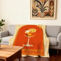 A-Aperol Spritz Logotipo Antklodė Super Šilta Patogi Pliušinė Mesti Antklodę Vaikui Namų Sofai Miegamajam Dovana 30x40in