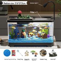 ŽR. KEAN stalinis akvariumas su filtru ir dangčiu