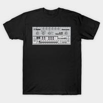 Men Black Print T-shirt Tb-303 No-Cut Transfer Paper Print Cotton Tshirt 2XL juoda