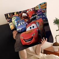 Cars L-Lightning M-McQueen Themed Pillow Cover for Bedroom Room and Living Room Sofa Decorative Cushion Cover 30x30 cm