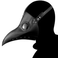 Juokinga viduramžių maro gydytojo kaukė Odinė Juoda Snapo Kaukė Gydytojo Helovino Kaukė Steampunk PU Paukščių Cosplay Doctour De Peste