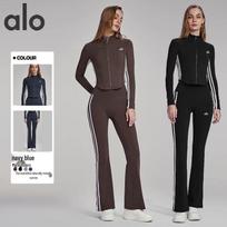 Women's Slim Fit Zip-Up Sports Jacket for Running and Yoga M