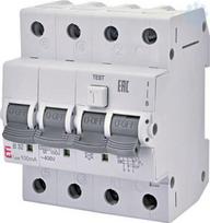 KZS-4M 3p+N AC B16/0.03 Residual current circuit breaker with overcurrent protection (RCBO) 3P+N B 16A 30mA AC 002174004 | 3838895551997