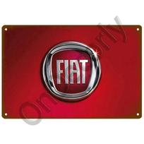 FIAT Garažo Baras Metalinis Ženklas, Automobilių Prekės Ženklo Sienų Dekoras 20x30cm