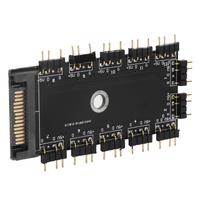 11 krypčių skirstytuvas 3PIN ARGB sąsajos prailgintojas RGB LED valdymo įrenginio priedai 5V SATA sąsaja