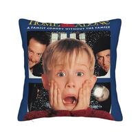 Home Alone Christmas Comedy Film Pillow Cover Merch Soft Cushion Cover Decorative  Pillow Case Cover Bedroom Multi Size 12x12Inch