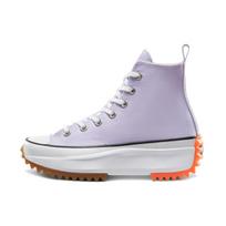 Converse Run Star Hike Sintetinės odos Madingos Patogios Aukštos platformos Espadrilės Unisex Violetinės 36 white