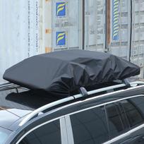 Daugia dydžių vandeniui atsparus automobilio stogo bagažinės dangalas 210D Oksfordo audinio automobilio stogo kelioninis visureigio lietaus dangalas Bagažo krovinių dangalai Krepšys Naujas 1.7X1.45M juoda