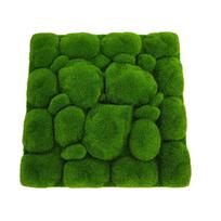 Simulated moss foam board flocking for an eye catching and lively feature