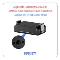 DJI Osmo Nano/Action 6 Dviguba magnetinė greito atleidimo bazė su slopintu sukimu