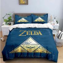Išskirtiniai žaidimo Z-Zelda spausdinti patalynės komplektai Išskirtinis komplektas Antklodės užvalkalas Lovoje esantis patalynės komplektas Patalynės komplektas Prabangi dovana Namų tekstilė EU Single(135*200cm)3pcs