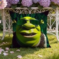 Anime S-ShrekS Pagalvės užvalkalas Namams ir Automobiliui Dvigubos Scenos Pagalvės užvalkalas: Apverčiama aukščiausiam komfortui 30X30cm