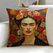 classic artist Frida Kahlo Cushion Cover Soft & Easy-Wash Pillow Case – Versatile for Couch, Bed, Travel and Office 30cmx30cm