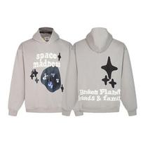 Unisex Broken Planet Spaudinio Aksominis Gobtuvukas - Madingas & Atsitiktinis Medium