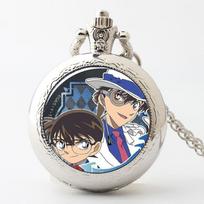 Anime Detective Conan Kišeninio Laikrodžio Karoliai Pakabukas Vyriškas ir Moteriškas Kawaii Laikrodžiai Studentams Paaugliams Karoliai Aksesuarai Dovanos