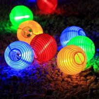 Vandeniui atsparus žibintas saulės styginių fėjų lemputės 5M 20LED lauko girlianda kiemo šviesos saulės energijos lempa Kalėdų sodo dekoravimui colour-1pcs
