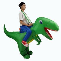 Pripučiamas tiranozauro kostiumas suaugusiems ir vaikams – dinozauro kostiumas Child 120-150cm