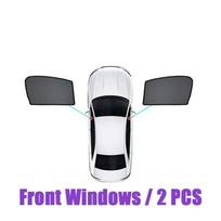 Skirta Toyota Corolla E120 priedai 2002–2008 2005 Automobilio tinkliniai magnetiniai skydeliai nuo saulės Šoninė transporto priemonės apsauga nuo saulės Užuolaida Automobilių priedai 2PCS Front Windows