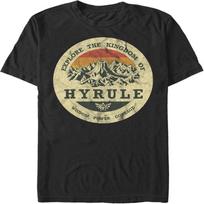 Men's Nintendo Legend of Zelda Explore Hyrule T-Shirt S juoda